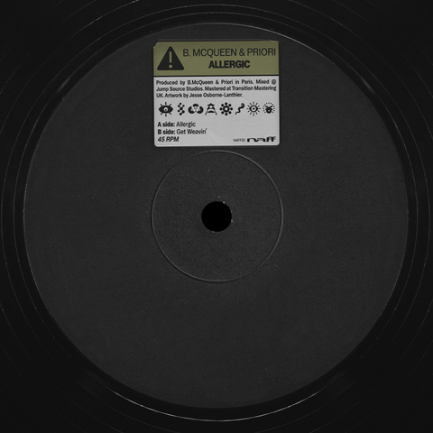 Allergic: 10" Vinyl by B.McQueen & Priori [NAFF030]